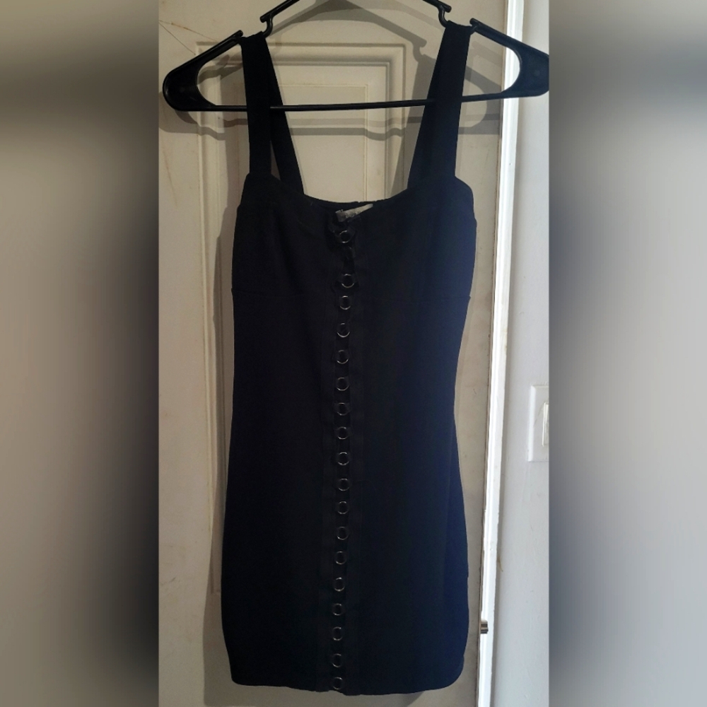 Black Body fitting Slim Mini Dress